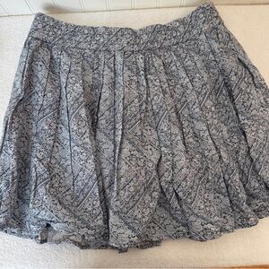 American Eagle Outfitters Blue Patterned Skirt